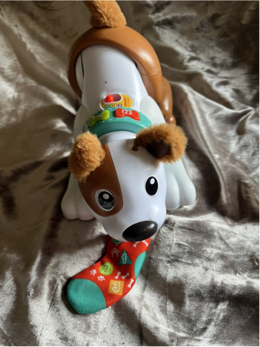 Fisher-Price Smart Stages123 Crawl With Me Puppy Musical Infant Toddler Toy